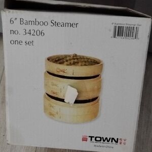Towncraft Bamboo Steamer Set